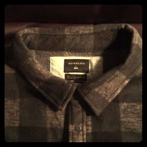 Quicksilver flannel jacket